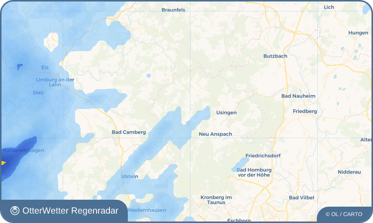 OtterWetter Regenradar-Widget Oberlauken
