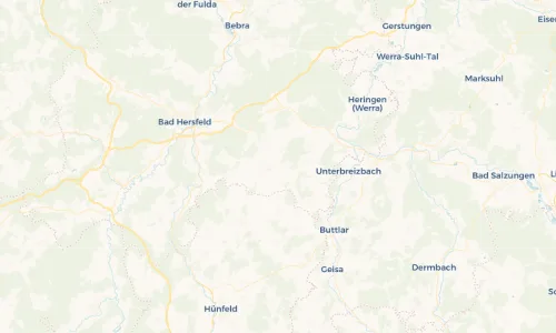 Regenradar-Vorschau: aktuelle Niederschläge in Oberlengsfeld und Umgebung