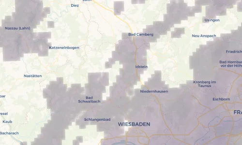 Regenradar Vorschaubild - Aktuelle Niederschläge in Oberlibbach und Umgebung