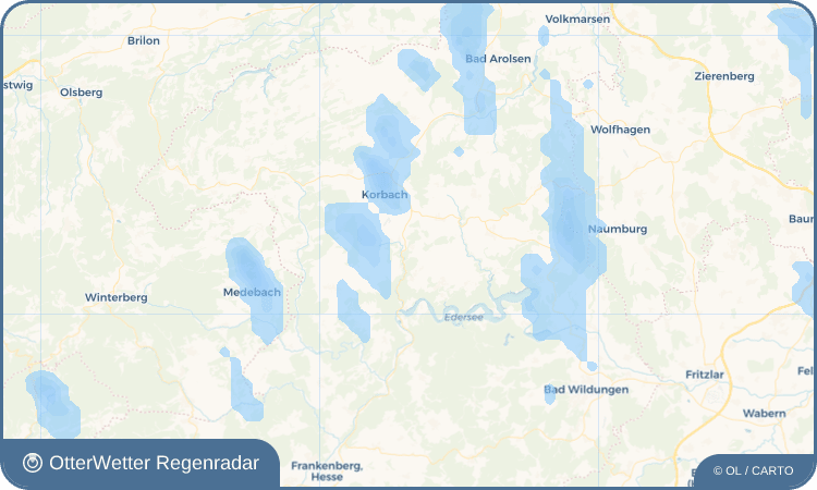 OtterWetter Regenradar-Widget Obernburg