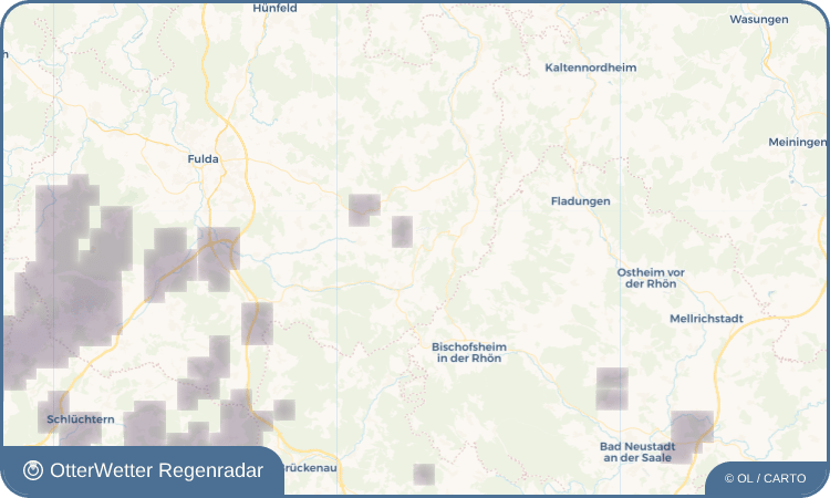 OtterWetter Regenradar-Widget Obernhausen