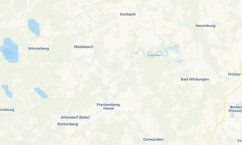 Regenradar Vorschaubild - Aktuelle Niederschläge in Oberorke und Umgebung