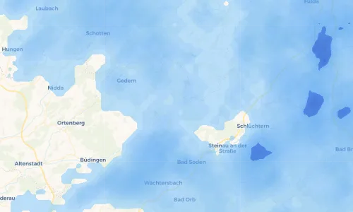 Regenradar Vorschaubild - Aktuelle Niederschläge in Oberreichenbach und Umgebung