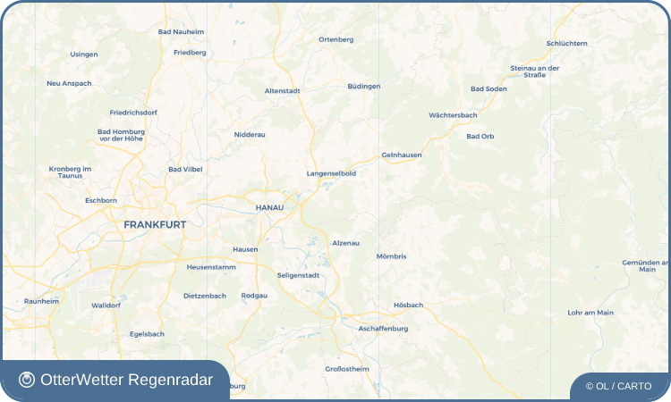 OtterWetter Regenradar-Widget Oberrodenbach