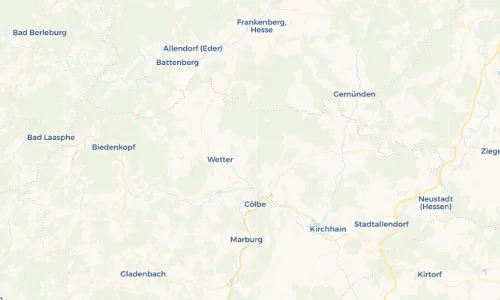 Regenradar Vorschaubild - Aktuelle Niederschläge in Oberrosphe und Umgebung