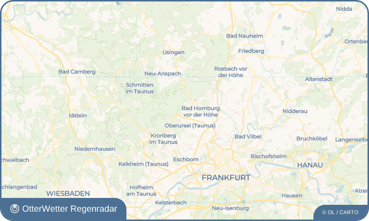 OtterWetter Regenradar-Widget Oberstedten