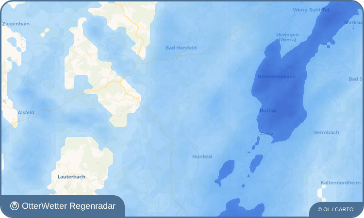 OtterWetter Regenradar-Widget Oberstoppel