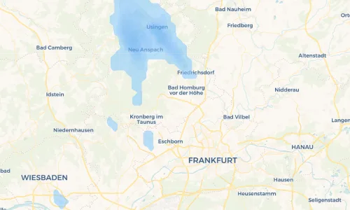 Regenradar Vorschaubild - Aktuelle Niederschläge in Oberursel (Taunus) und Umgebung