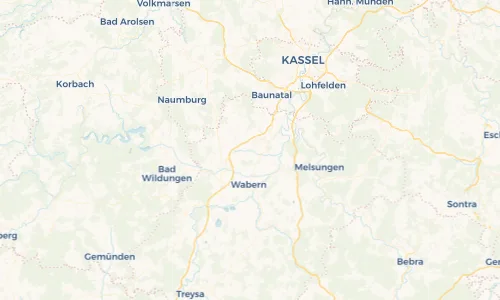 Regenradar Vorschaubild - Aktuelle Niederschläge in Obervorschütz und Umgebung