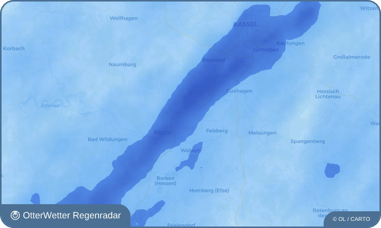 OtterWetter Regenradar-Widget Obervorschütz