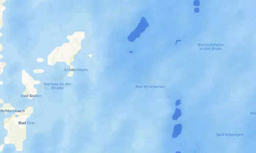 Regenradar Vorschaubild - Aktuelle Niederschläge in Oberzell und Umgebung