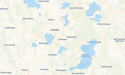 Regenradar Vorschaubild - Aktuelle Niederschläge in Ochshausen und Umgebung