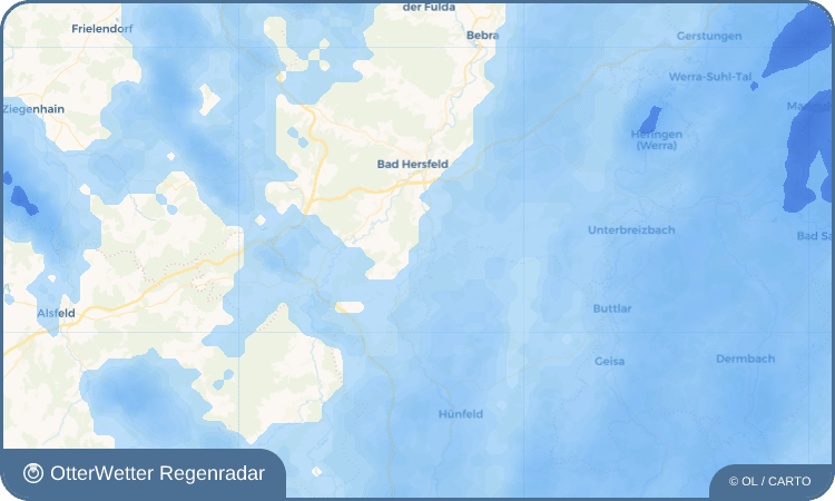 Widget-Vorschau für Odensachsen Wetter-Widget-Vorschau mit Vorhersagedaten für Odensachsen