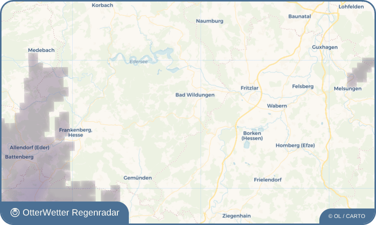OtterWetter Regenradar-Widget Odershausen