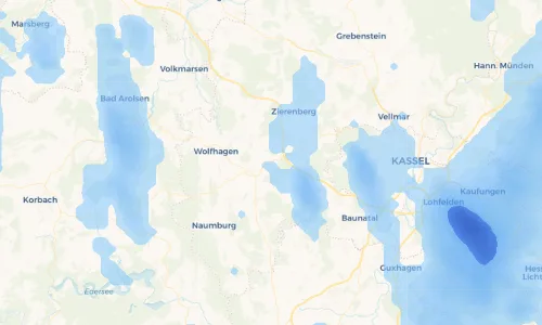 Regenradar Vorschaubild - Aktuelle Niederschläge in Oelshausen und Umgebung