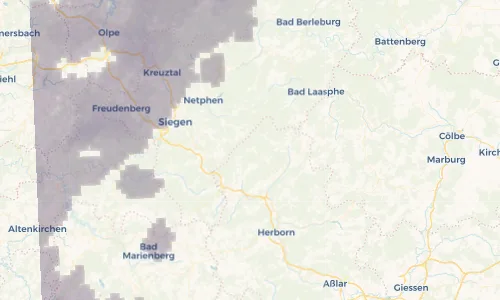 Regenradar Vorschaubild - Aktuelle Niederschläge in Offdilln und Umgebung