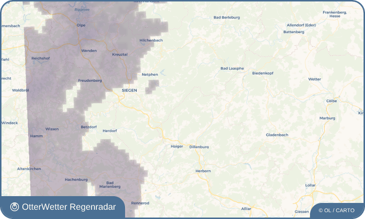 OtterWetter Regenradar-Widget Offdilln