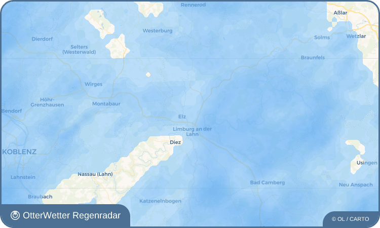 Widget-Vorschau für Offheim Wetter-Widget-Vorschau mit Vorhersagedaten für Offheim