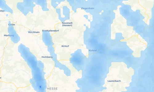 Regenradar Vorschaubild - Aktuelle Niederschläge in Ohmes und Umgebung