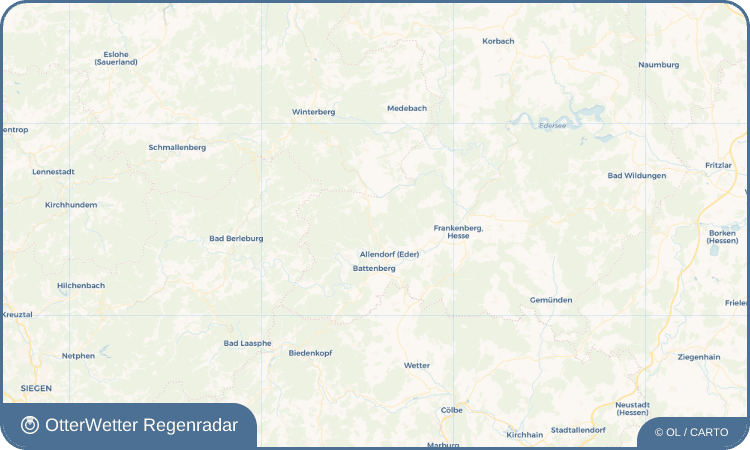 OtterWetter Regenradar-Widget Osterfeld