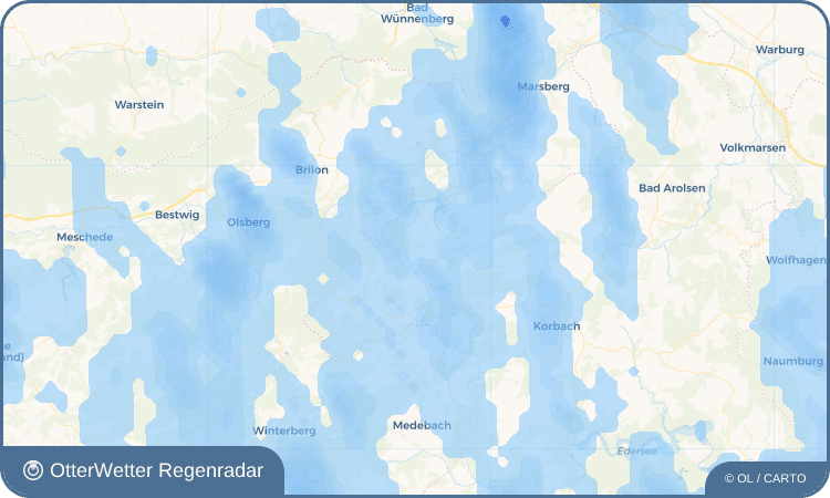 OtterWetter Regenradar-Widget Ottlar