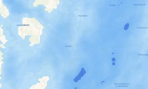 Regenradar Vorschaubild - Aktuelle Niederschläge in Petersberg und Umgebung