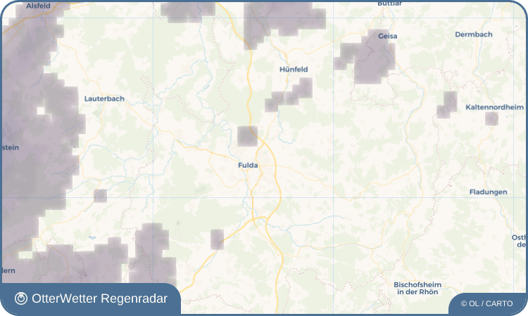 OtterWetter Regenradar-Widget Petersberg
