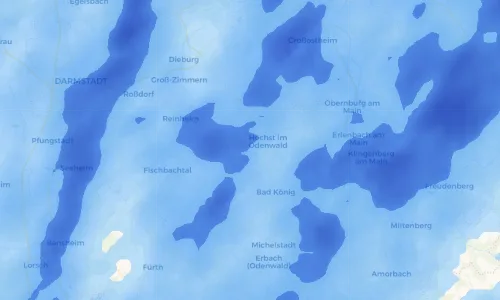 Regenradar Vorschaubild - Aktuelle Niederschläge in Pfirschbach und Umgebung