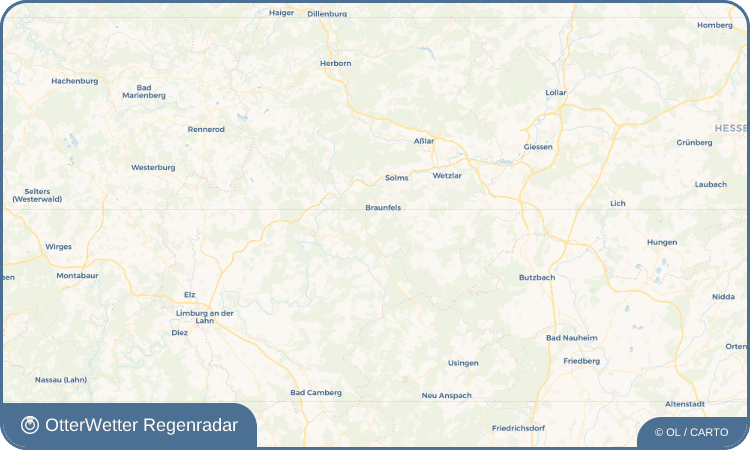 OtterWetter Regenradar-Widget Philippstein