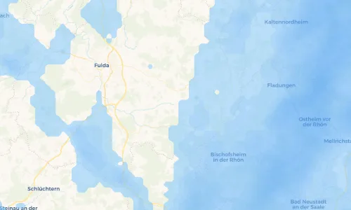Regenradar Vorschaubild - Aktuelle Niederschläge in Poppenhausen und Umgebung