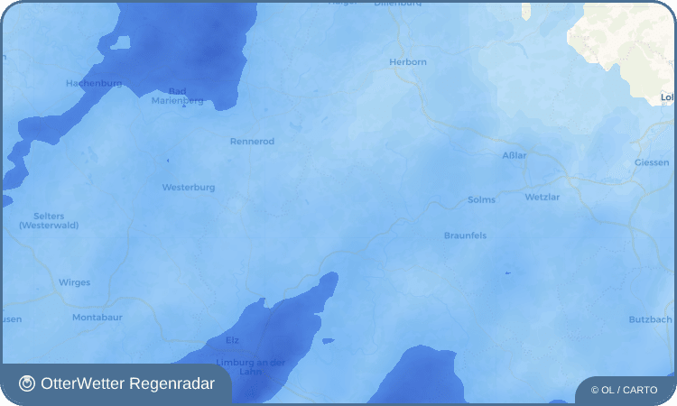 Widget-Vorschau für Probbach Wetter-Widget-Vorschau mit Vorhersagedaten für Probbach