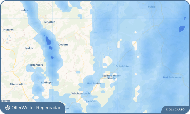 OtterWetter Regenradar-Widget Rabenstein
