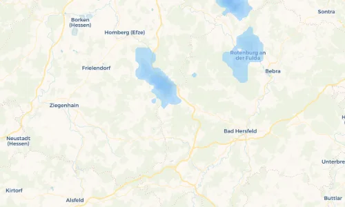 Regenradar Vorschaubild - Aktuelle Niederschläge in Raboldshausen und Umgebung