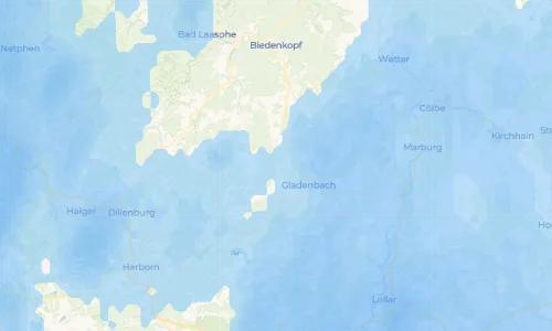 Regenradar Vorschaubild - Aktuelle Niederschläge in Rachelshausen und Umgebung