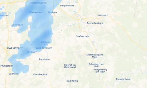 Regenradar Vorschaubild - Aktuelle Niederschläge in Radheim und Umgebung