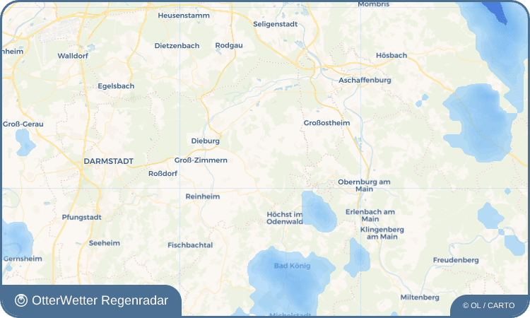 Wetter-Widget-Vorschau mit Vorhersagedaten für Raibach
