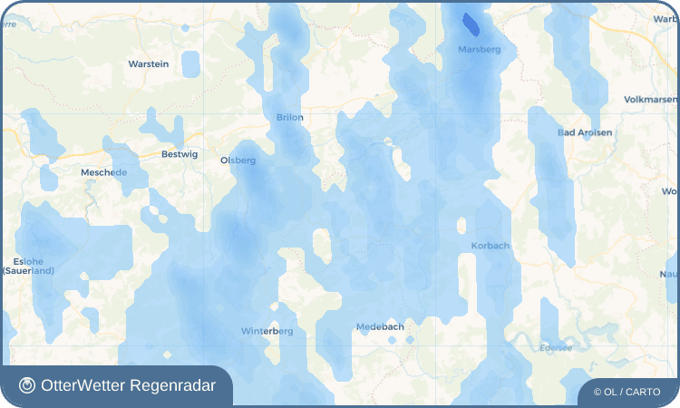 OtterWetter Regenradar-Widget Rattlar