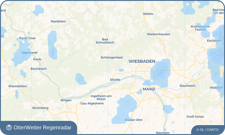 Widget-Vorschau für Rauenthal Wetter-Widget-Vorschau mit Vorhersagedaten für Rauenthal