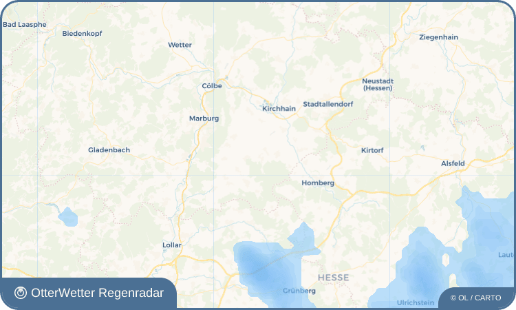 OtterWetter Regenradar-Widget Rauischholzhausen