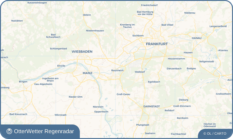 OtterWetter Regenradar-Widget Raunheim