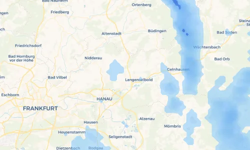 Regenradar Vorschaubild - Aktuelle Niederschläge in Ravolzhausen und Umgebung