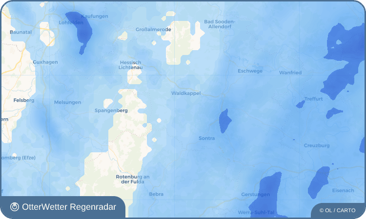 OtterWetter Regenradar-Widget Rechtebach