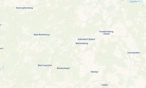 Regenradar Vorschaubild - Aktuelle Niederschläge in Reddighausen und Umgebung
