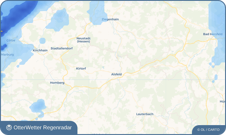 OtterWetter Regenradar-Widget Reibertenrod