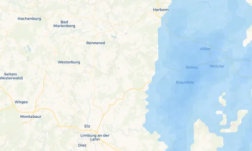 Regenradar Vorschaubild - Aktuelle Niederschläge in Reichenborn und Umgebung