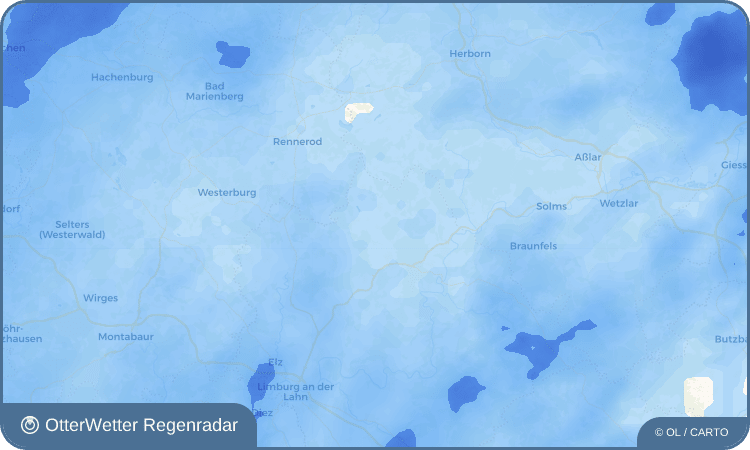 OtterWetter Regenradar-Widget Reichenborn
