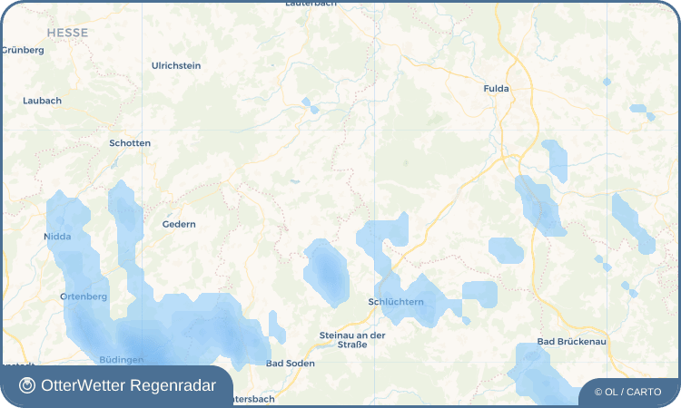 OtterWetter Regenradar-Widget Reinhards