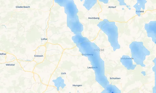 Regenradar Vorschaubild - Aktuelle Niederschläge in Reinhardshain und Umgebung
