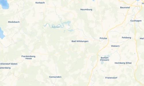 Regenradar Vorschaubild - Aktuelle Niederschläge in Reinhardshausen und Umgebung