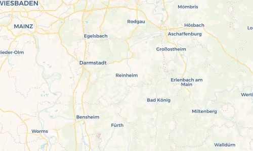 Regenradar Vorschaubild - Aktuelle Niederschläge in Reinheim und Umgebung